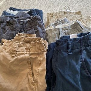 Size 29 young men’s old navy shorts - 6 pair